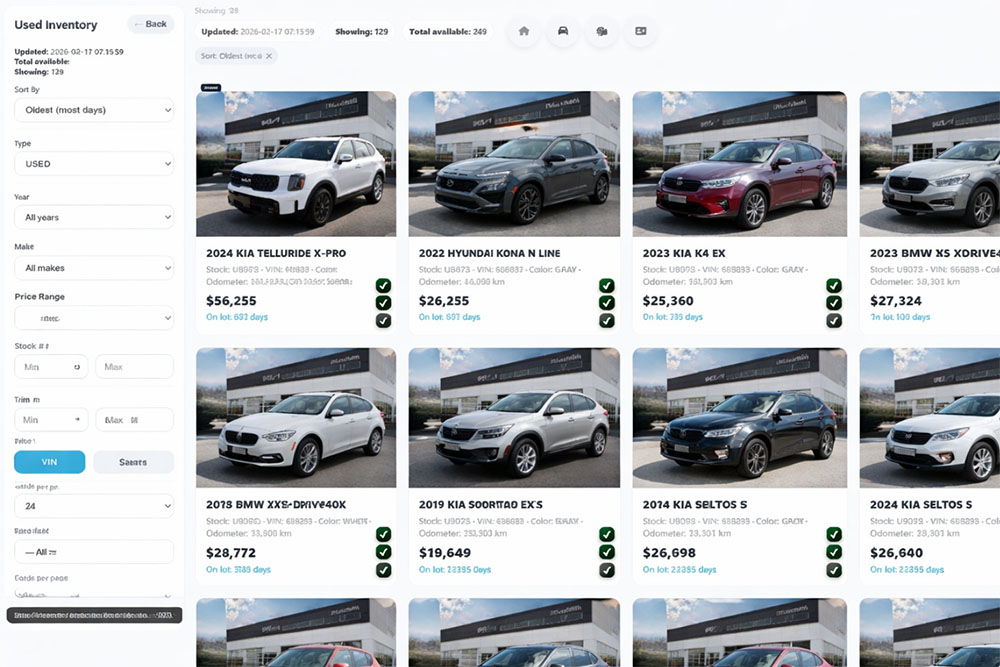 DealerApps Inventory Module